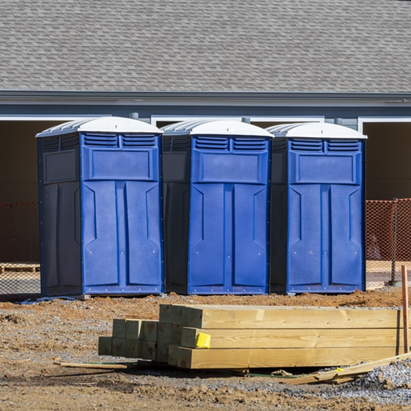 what is the expected delivery and pickup timeframe for the porta potties in Beekmantown